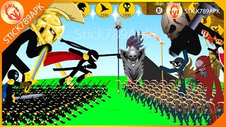 MEGA GRIFFON GOLDEN SHADOWRATH XIPHOS VS DARK DEMON FINAL BOSS  Stick War Legacy Mod  Stick789Apk [upl. by Kare]