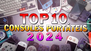 TOP 10 MELHORES CONSOLES PORTÁTEIS DE 2024 [upl. by Casavant]