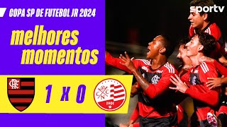 FLAMENGO 1 X 0 NÁUTICO  MELHORES MOMENTOS  COPA SÃO PAULO DE FUTEBOL JR 2024  sportv [upl. by Einwahr]