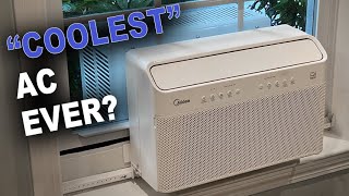 Midea 8000 BTU U Smart Inverter Window AC Installation and Review [upl. by Macfadyn360]