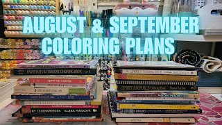 August amp September Coloring Plans [upl. by Bores]