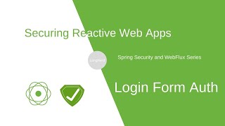 Tutorial on Spring Security amp WebFlux Form Based Authentication [upl. by Emmerich]