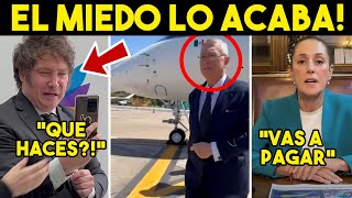 PANICO TOTAL SE VA DE MEXICO LE LLORA A MILEI RENUNCIAN A ALITO QUEDO EN SH0CK [upl. by Constant]