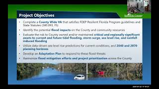 Sarasota County Vulnerability Assessment and Adaptation Plan  Jul 23 2024 public meeting [upl. by Telfer421]