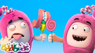 ODDBODS Eat All Treats In Candyland  Cartoons For Kids [upl. by Ithaman]