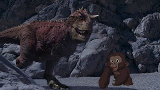 Carnotaurus Kills Kala and Kerchaks Baby Gorilla [upl. by Dub]