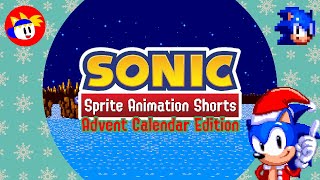 Sonic Sprite Animation Shorts Advent Calendar Edition Trailer [upl. by Hayilaa]