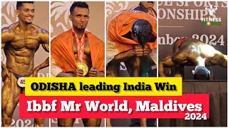 WBPF IBBF MR WORLD Bodybuilding Championship 2024  BELOW 65kg India Won [upl. by Akema247]