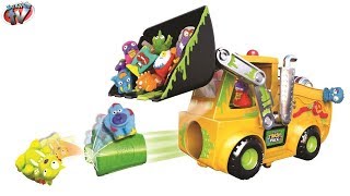 THE TRASH PACK Load N Launch Bulldozer Playset TOYS VIDEO Review [upl. by Aisha]