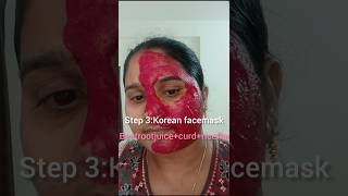 Day 11 beetroot facial30days30tipsfacialdiyskincarefacemaskbeautyshortstrending [upl. by Brockie]