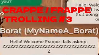 TROLLING AT FRAPPE TRAININGS 3  ROBLOX TROLLING [upl. by Anailli]