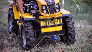 Minitractor 4x4 Campo T18 G2 progarden Unboxing asamblare Č™i pornire [upl. by Nebra]