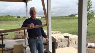 The Basics of Building an Outside Masonry Fireplace Part 1 [upl. by Notelrac]