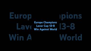 Europe Champions Laver Cup [upl. by Siloa]