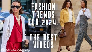 FASHION TRENDS FOR 2024 THE BEST VIDEOS [upl. by Ilrebma100]