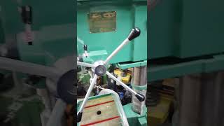 40mm pillar drilling machine with 2hp 3phase motor drill chuck arbor sleeve ready to use drilling [upl. by Lynea494]