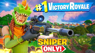 The SNIPER ONLY CHALLENGE in Fortnite Chapter 5 [upl. by Aleet]