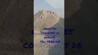 Granites concassés gravillons sables materiaux de construction 🏗️ [upl. by Artinak]