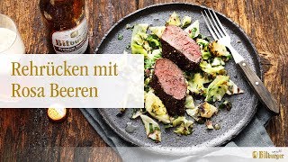 Bitburger grillt mit Manuel Weyer Rehrücken mit Spitzkohl [upl. by Gnues]