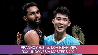 Loh Kean Yew vs Prannoy HS  Badminton 2024 [upl. by Akapol]