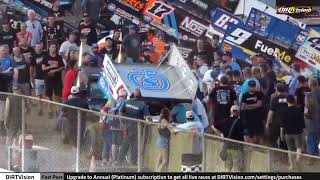 Danny Dietrich and Freddie Rahmer incident and altercation at Williams Grove Speedway [upl. by Saimerej166]