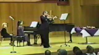 Kreisler Recitativo and Scherzo performed by Thomas Halpin  violin [upl. by Odnumde]