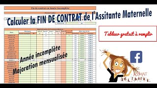 Fin de contrat pour majoration mensualisée [upl. by Dareece523]