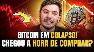 🚨 BITCOIN EM QUEDA LIVRE E AGORA VALE A PENA COMPRAR HOJE [upl. by Lokim]