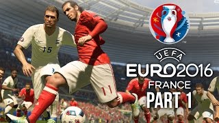 Euro 2016 Gameplay Walkthrough Part 1  FIRST MATCH PES 2016 UEFA EURO 2016 [upl. by Nalon]