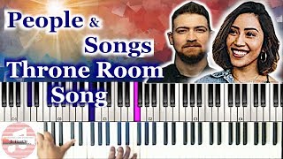 Easy People amp Songs  Throne Room Song 🎹 Tutorial [upl. by Rella]