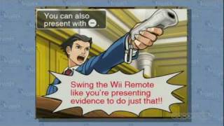 Phoenix Wright Ace Attorney WiiWare Demo by GameSpot [upl. by Treat]