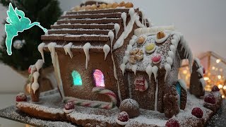 Lebkuchenhaus 20 Haus aus Lebkuchen selber machen  Lebkuchenhaus Tutorial  Kuchenfee [upl. by Frayda]