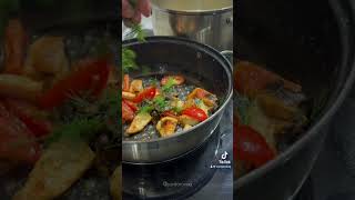 Паста с курицей и грибами в сливочном соусе🍽️ cooking food рецепт рек рекомендации [upl. by Sinnaiy]