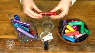 How To Assemble Your Personal Essential Oil Inhaler [upl. by Eidnew773]