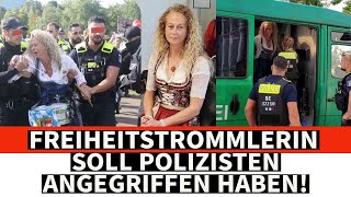 FREIHEITSTROMMLERIN SOLL POLIZISTEN ANGEGRIFFEN HABEN [upl. by Eyla505]