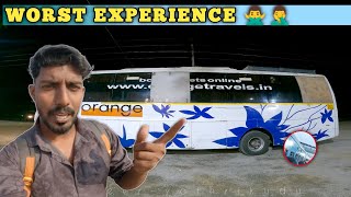 Vijayawada to Mumbai 🚍 worst Experience with Orange travels Bus mangalagiriyathrikudu automobile [upl. by Aiela]