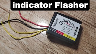 indicator Flasher for all bike and full installation guide  AutoPowerz 16 patterns [upl. by Yramesor647]