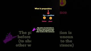 Preposition✍️english englishgrammar preposition [upl. by Fallon]