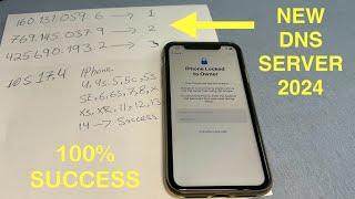 NEW DNS UNLOCK 2024 Remove icloud lock without owner Unlock Apple activation lock forgot password [upl. by Upton]