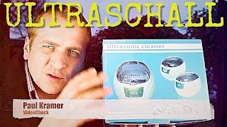 ✅ULTRASCHALL REINIGUNGSGERÄT im Test  Review Deutsch Ultrasonic Cleaner [upl. by Giulietta]