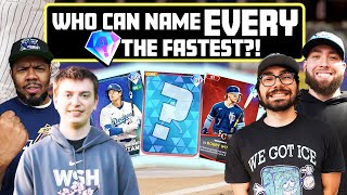 Who can name EVERY diamond in MLB The Show FASTER [upl. by Bartholemy]