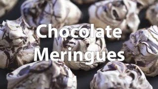 How to Make Chocolate Meringues [upl. by Pool447]