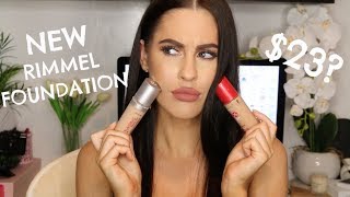 NEW Rimmel Lasting Finish BREATHABLE Foundation  Review [upl. by Ayin122]