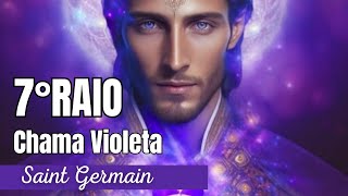 ☀️ Sétimo Raio Solar  Chama Violeta  Meditação Guiada e decretos  Saint Germain  Transmutação [upl. by Keung951]