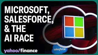 Microsoft Salesforce lead autonomous AI agent race [upl. by Adoc]