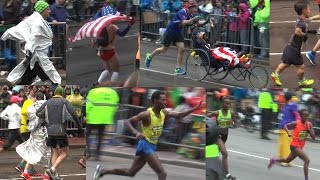 Boston Marathon 2015  HD 1080p60 video [upl. by Bradford]