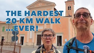 Walking to Rome on the Via Francigena 06 The Hardest 20 KM Walk Ever [upl. by Leontine]