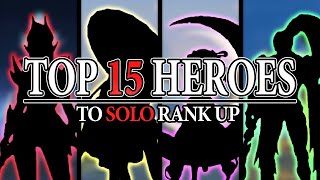 Top Best 15 Heroes To Solo Rank Up Season 21  Mobile Legends [upl. by Schilling]