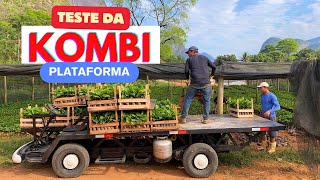 Teste da kombi PLATAFORMA 2400 kg [upl. by Coombs192]