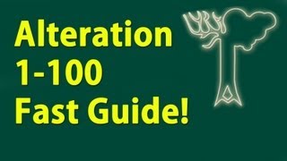 Alteration 1100 Guide Skyrim Fastest way to level [upl. by Ennylyak95]